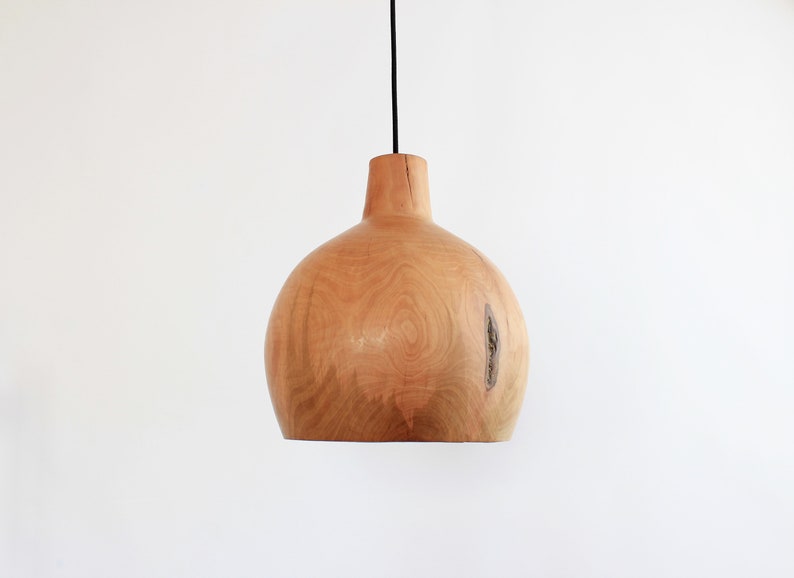 flush mount light, wood pendant light for dining room, terracotta ceiling, large plug in chandelier image 5