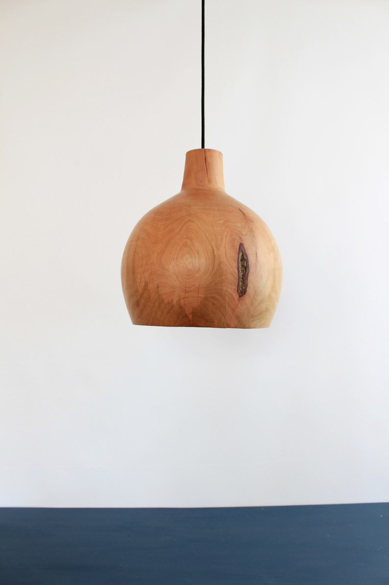 flush mount light, wood pendant light for dining room, terracotta ceiling, large plug in chandelier image 6