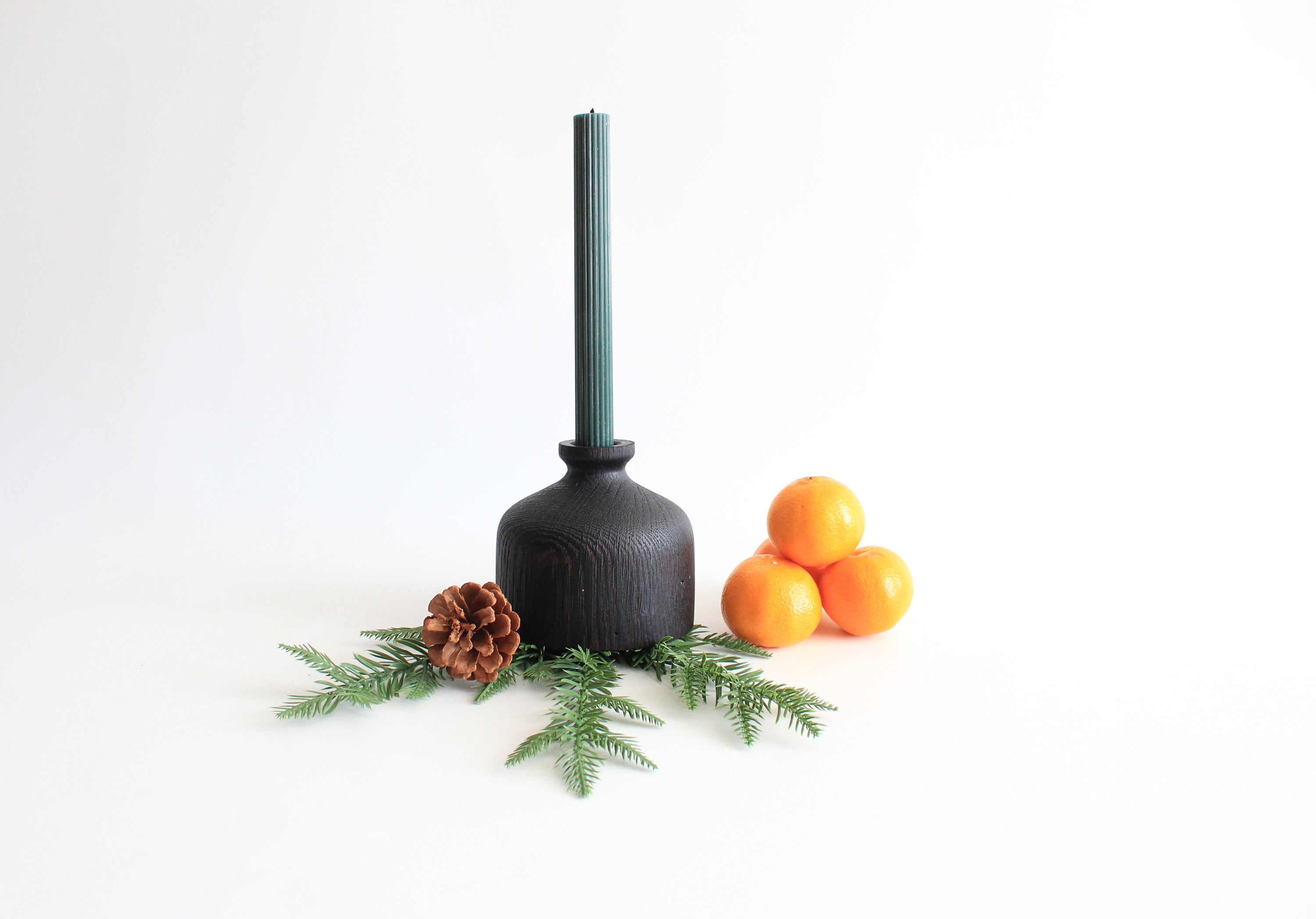 Minimalist Wood Vase Set, Taupe Bud Vase, Small Driftwood Decorative Ikebana