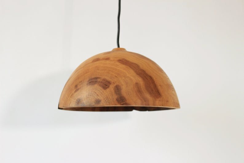 Holz Pendelleuchte handgefertigter natürlicher Kronleuchter | Etsy