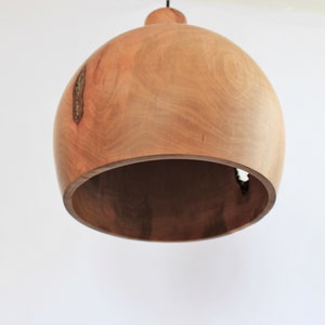 flush mount light, wood pendant light for dining room, terracotta ceiling, large plug in chandelier image 3