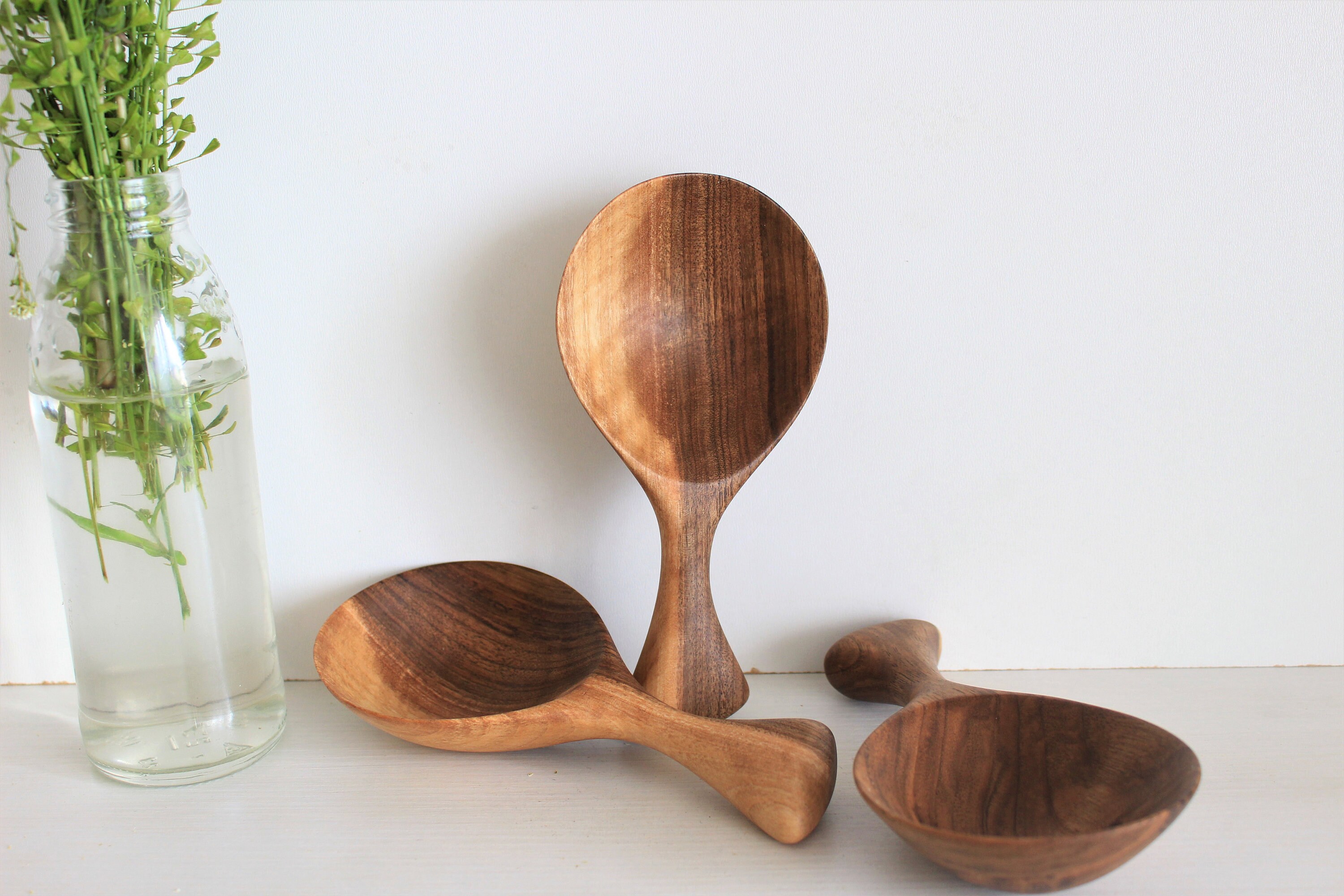 Measuring Wooden Coffee Scoop Kitchen Walnut Tea Scoop Etsy UK