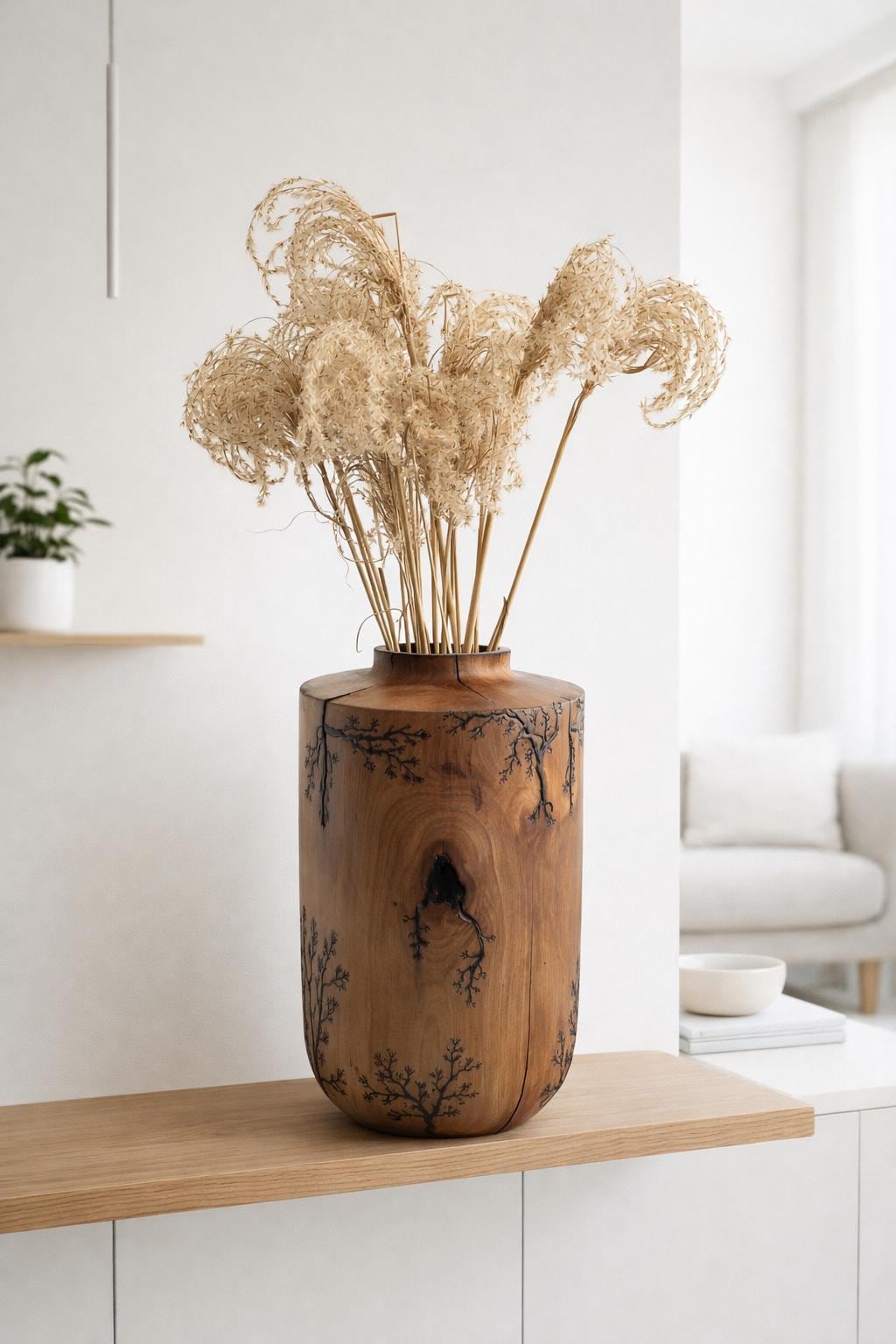 古道具　木工花瓶 アンティークの木製花瓶 - Etsy 日本