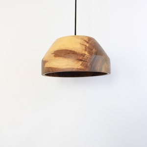 hanging modern pendant light, rustic flush mount lights, walnut chandelier lamp image 10