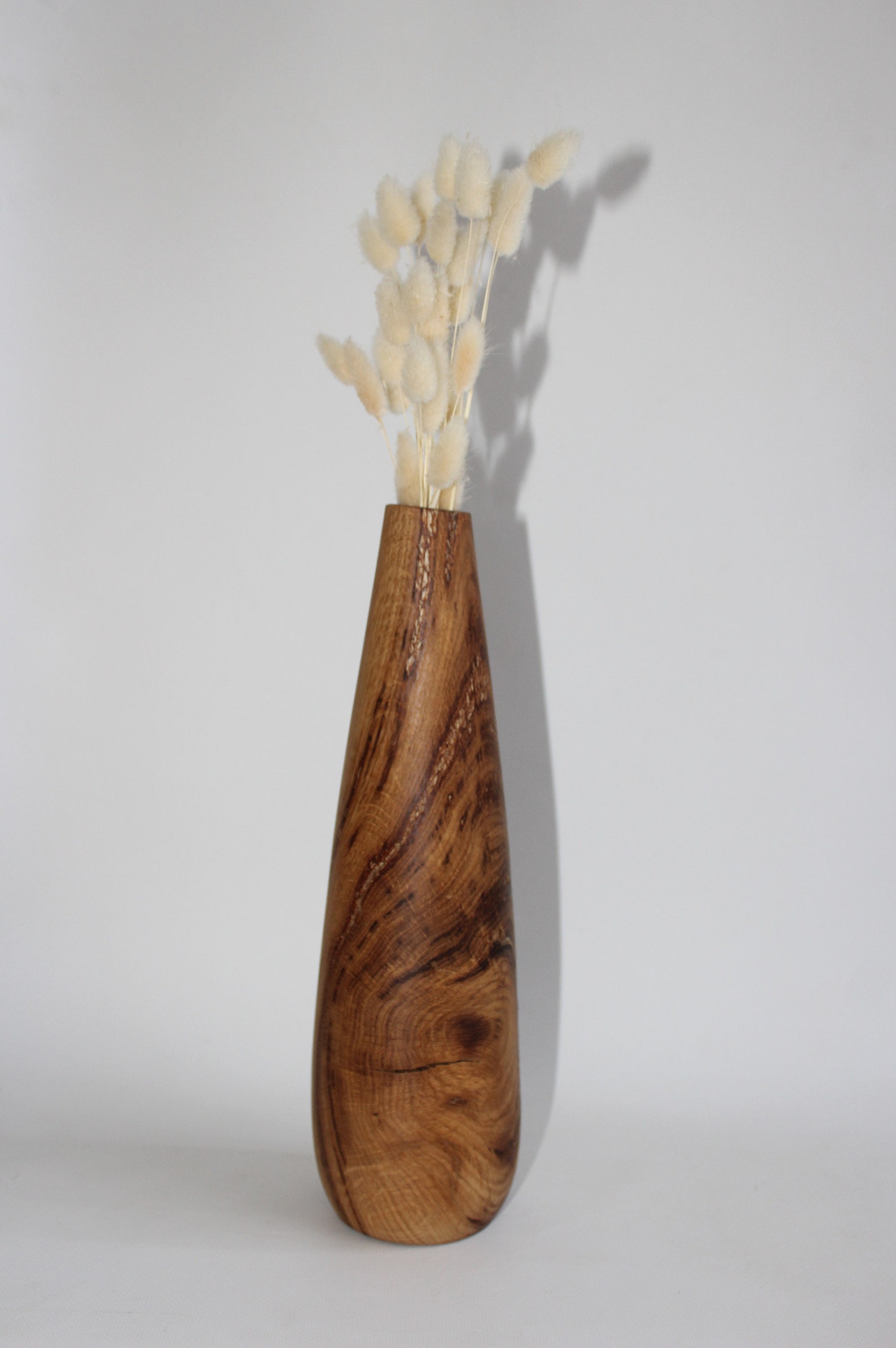 Tall wood vase rustic decorative floor vase handmade Etsy