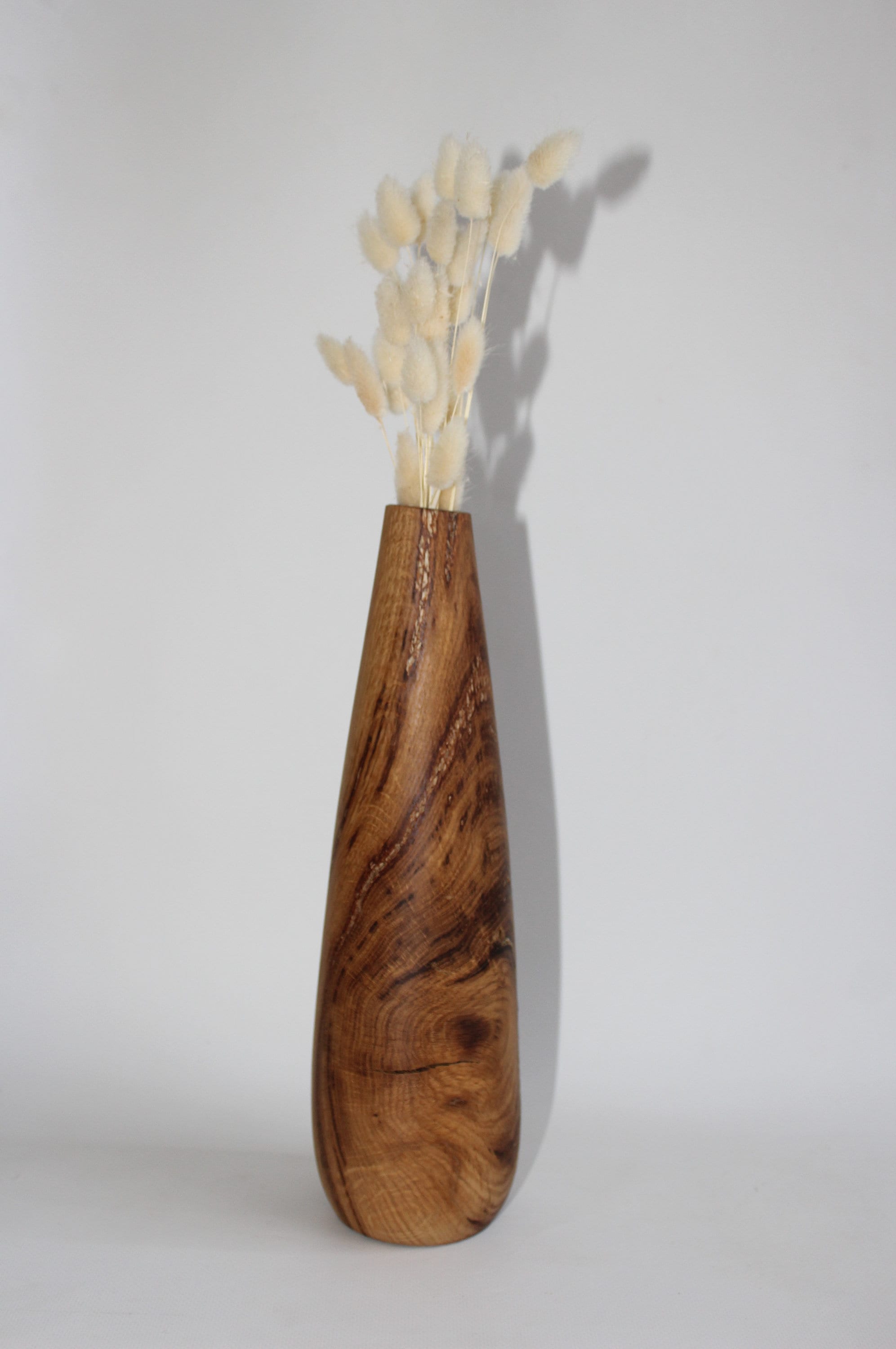Tall wood vase rustic decorative floor vase handmade Etsy