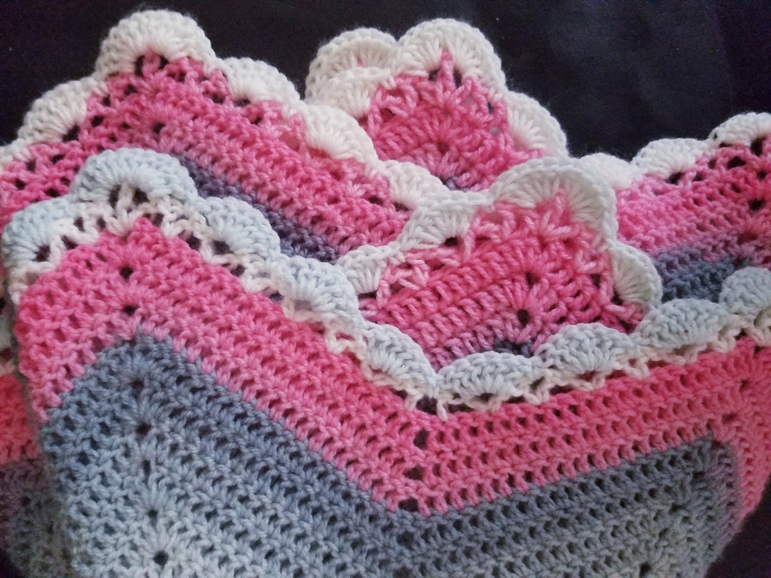 Crochet Baby Blanket Star Blanket Star Throw Star Baby Etsy
