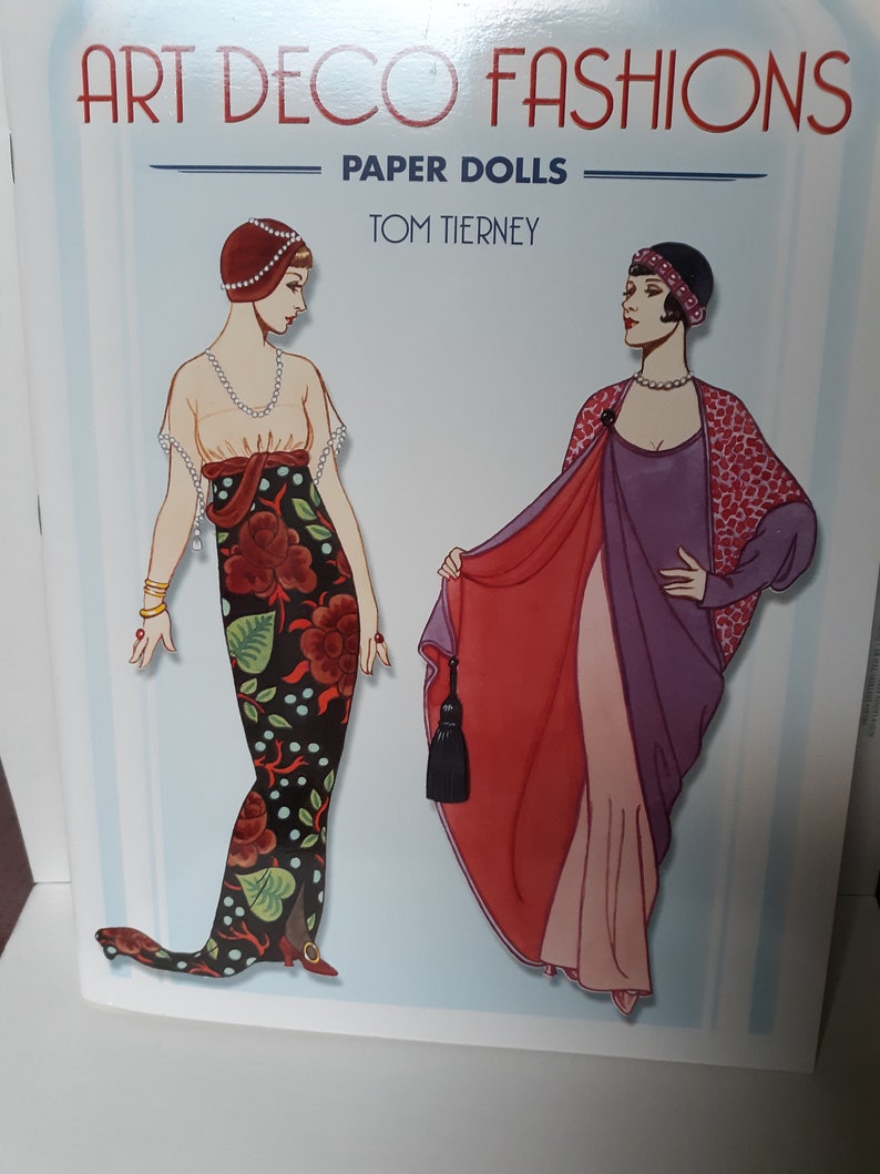 Art deco fashions paper dolls