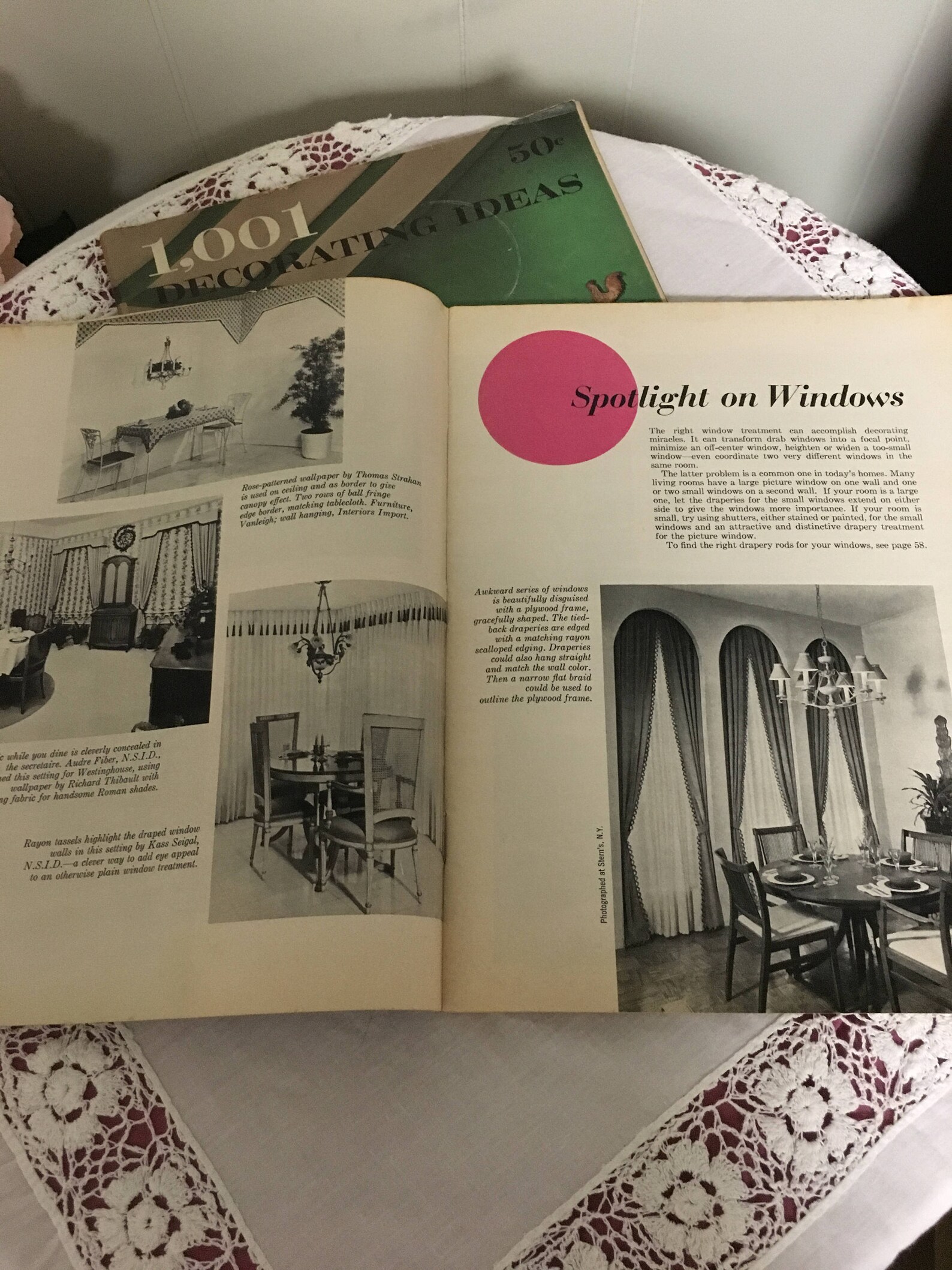 Vintage 1001 Decorating Ideas Magazine  Etsy