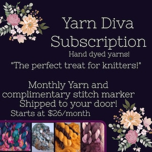 Sock yarn subscription box, Wool sock yarn, gifts for knitters,Hand dyed sock yarn, indie dyed yarn, yarn box, fingeringweight yarn