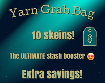 Ultimate Yarn Grab Bag, mystery yarn, hand dyed yarn,  indie yarn,  sock yarn,  hand dyed sock yarn, grab bag, Mystery bundle, sock supplies