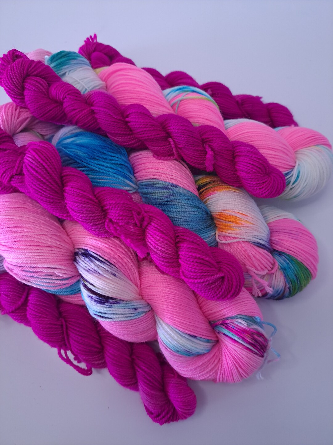 Bring Me A Unicorn , Sock Set, Sock Yarn, Hand Dyed Yarn, Mini Skein