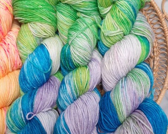 Hand dyed yarn, Sock yarn hand dyed, Hand dyed sock yarn, Sock yarn | Wool blend sock yarn | Yarn