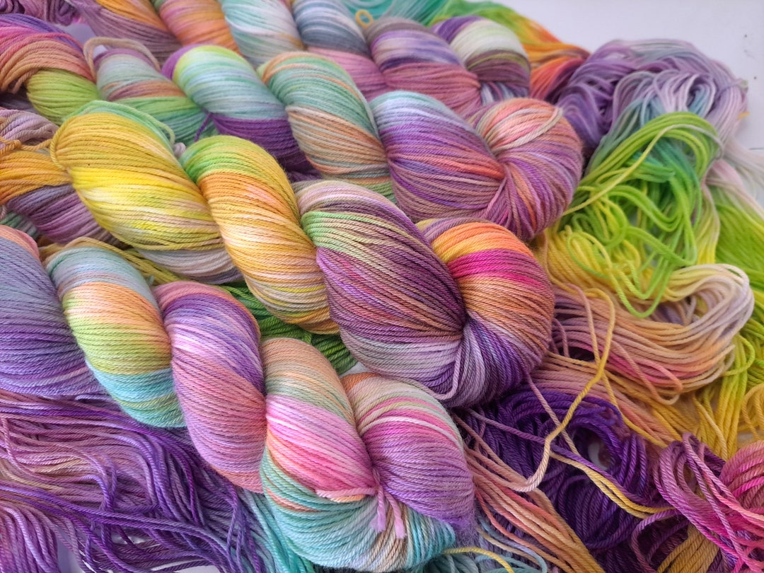 Unicorns & Rainbows Hand Dyed Yarn Yarn for Knitting Hand Etsy