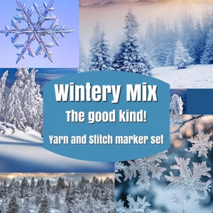 Wintery Mix Yarn Box, Surprise box, Mystery Box, Mystery Yarn, Hand dyed yarn, Mystery Skein, Bulky merino, sock yarn,  surprise box