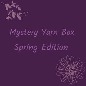 Spring Yarn Box, Surprise box, Mystery Box, Mystery Yarn, Hand dyed yarn, Mystery Skein,  Sock Yarn, DK yarn, Wool yarn, Yarn, Fingering