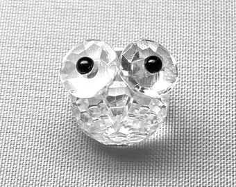 Vintage Swarovski Crystal Mini Bird / Owl