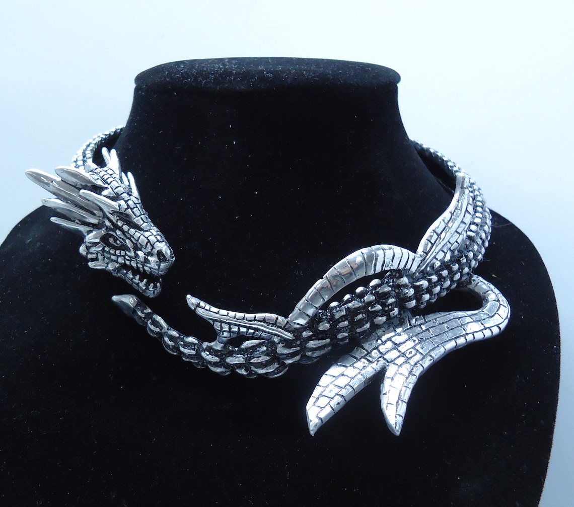 Dragon Necklace Khaleesi Cosplay Khalessi Dragon Necklace Etsy