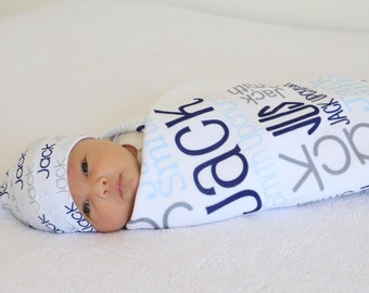 Personalized Boy Blanket - Monogram Boy Blanket - Personalized Baby Blanket - Monogram Baby Boy Blanket - Name Blanket - Arrow Blanket