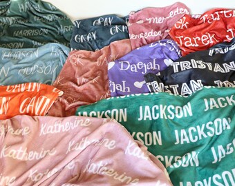 Kid Name Blanket, Baby Blanket, Kid Blanket, Name Blanket Personalized, Toddler Name Blanket, Plush Blanket, Kid Blanket Birthday Gift