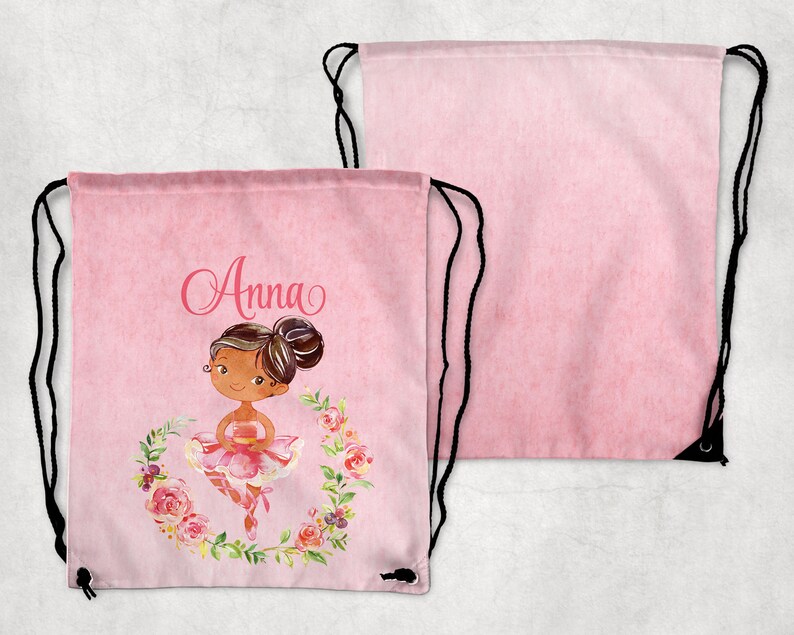 Monogram Dance Bag Personalized Dance Bag Monogram Ballet Bag Dance Ballerina Bag Backpack Drawstring Dance Bag Ballet Bag