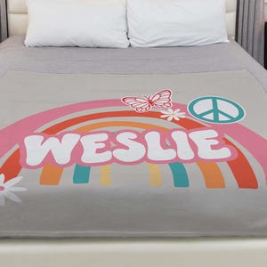 Kid Name Blanket, Baby Blanket, Teen Blanket, Name Blanket Personalized, Toddler Name Blanket, Plush Blanket, Kid Blanket Birthday Gift