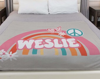 Kid Name Blanket, Baby Blanket, Teen Blanket, Name Blanket Personalized, Toddler Name Blanket, Plush Blanket, Kid Blanket Birthday Gift