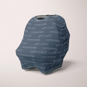 パーソナライズされたベビーカーシートカバー - 名前入りカーシートカバー - 授乳用カバー - ハイチェアカバー - ショッピングカートカバー - モノグラムカーシートカバー