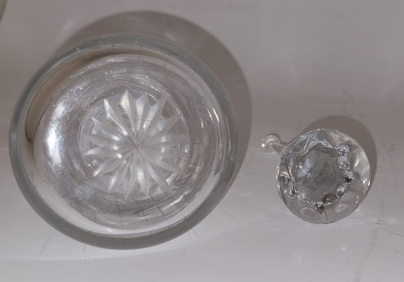 Vintage Pairpoint ? Intaglio Etched Glass Perfume… - image 4