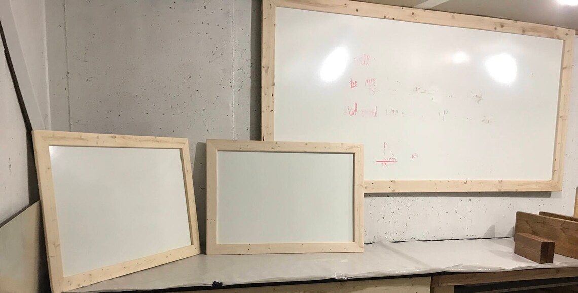 Rustic Dry Erase Board Rustic Whiteboard Dry Erase Board Etsy