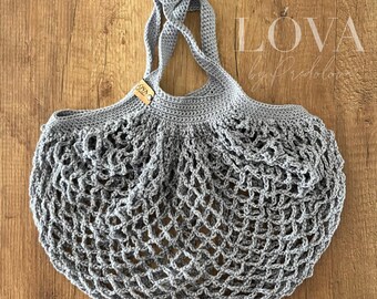 French market bag pattern PDF Instant Download Crochet Eco Friendly Market Bag Farmer s Market Mesh Bag Beach Bag Printable Pattern
