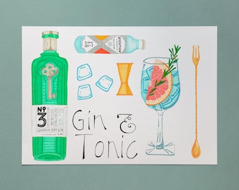 Ricetta illustrata London Dry