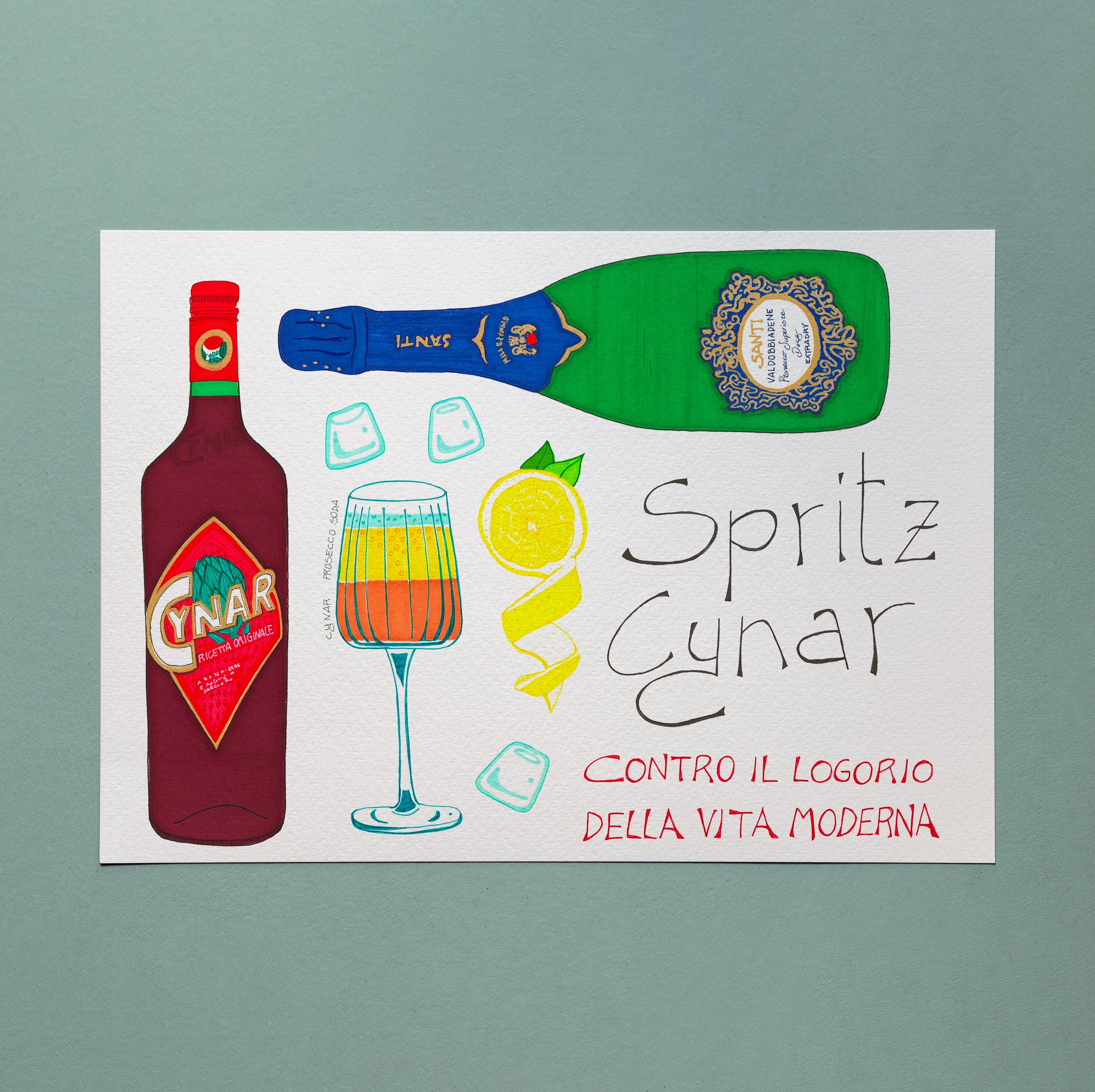 Spritz Cynar Illustrated Recipe