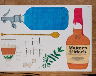 Mint Julep Illustrated Recipe