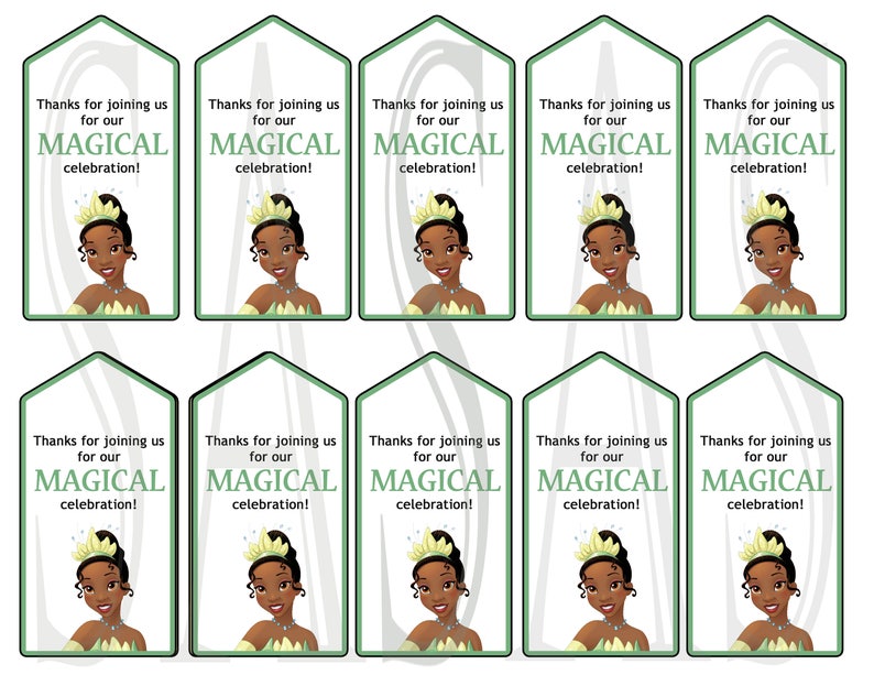 Disney Princess And The Frog Tiana Birthday Party Decorations Etsy