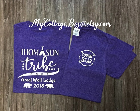 Great Wolf Lodge Tribal Vacation TShirts Family Tribe Great Wolf Lodge Tribal Vacation TShirts Family Tribe