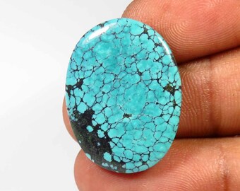 D-8727 Tibet Turquoise Cabochon Natural Tibet Turquoise Gemstone Gorgeous ! Tibet Turquoise Hand made loose stone for jewelry making 10 Ct