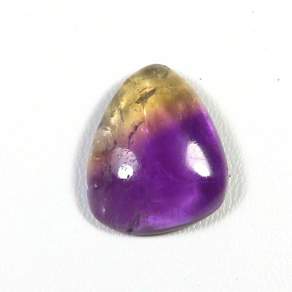 Ametrine. Ametrine Cabochon. Natural Ametrine Gemstone. Purple Yellow Ametrine Smooth Healing Crystal. Fancy Shape Jewelry. 32 Cts. KB-6181