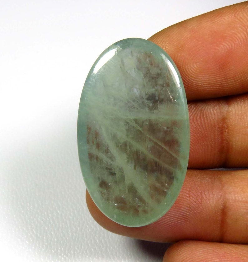 Aquamarine gemstone Aquamarine cabochon Oval Shape Sky blue Aquamarine loose Jewelry use KB-2650 Superior! 31x18 mm Natural Aquamarine