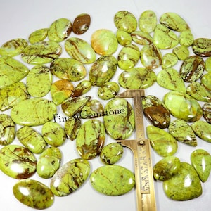 Cabochão de Opala Verde. Pedra preciosa natural de opala verde. QUALIDADE EXCELENTE! Lote de Opala Verde no Atacado. Opala Verde com o menor preço para joias. 1 a 128 peças.