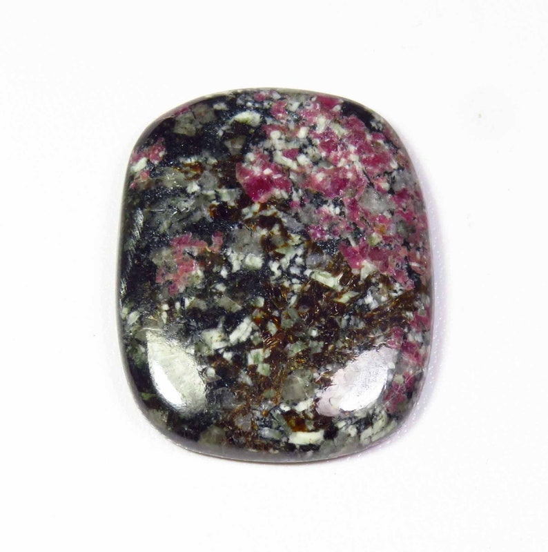 Top Quality Eudialyte Gemstone,Natural Eudialyte Cabochons,Eudialyte Loose stone,Eudialyte Semi precious 73Cts 38X30x6MM KB-4495