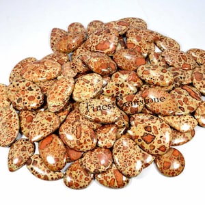 Asteroiden Jaspis Cabochon. Natürlicher Asteroiden Jaspis. SELTEN ! Asteroiden Jaspis Edelstein. Mix Form Asteroid Jaspis 1000 Cts Wholesale Lot 19 Stück