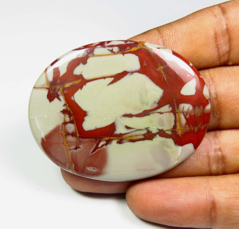 KB-3758 48x37mm Natural Noreena Jasper Cabochon Oval Noreena Jasper Loose Jewelry Use AAA+ Noreena Jasper Noreena Jasper Gemstone