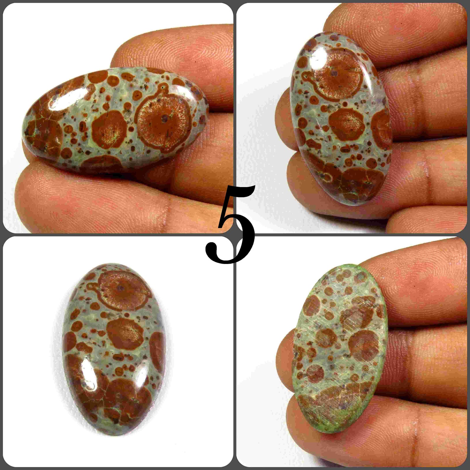 TexturedNatural Asteroid Jasper Gemstone. Asteroid Jasper Etsy