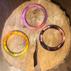Pulseras de resina