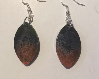 Black and Red earrings