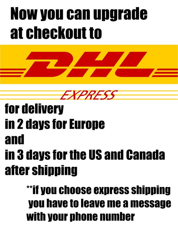 DHL express delivery upgrade for Bridalspain orders