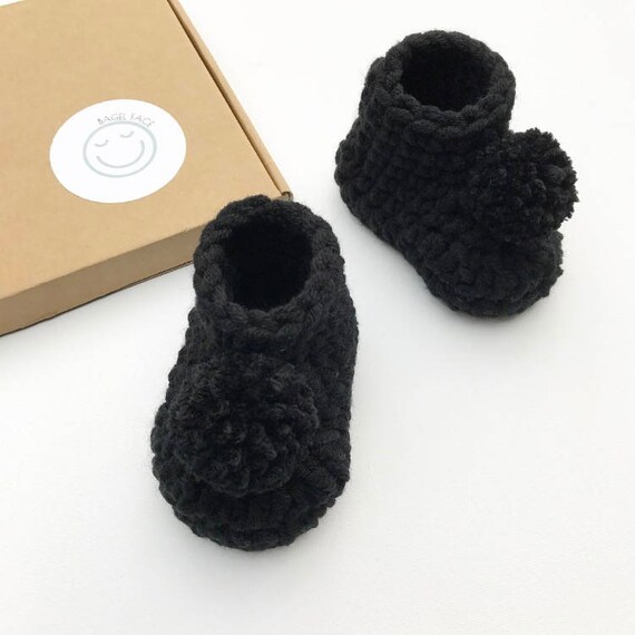 black booties baby
