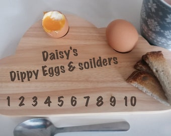 Cloud | egg | Board | Kids | Gifts | Personalised | Engraved | Fathers Day | Birthdday