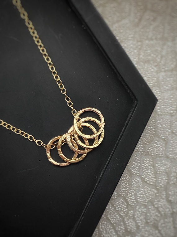 9ct Gold Circle Necklace By Jenny Grace Jewellery | notonthehighstreet.com